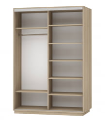 Шкаф-купе двухдверный Экспресс Дуо 1600х2200h Улица/Дуб сонома