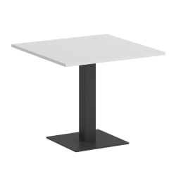 Стол журнальный квадратный ХОМЕ ОФФИCЕ ВР.СП-5-90.2 Белый/Антрацит металл / HOME OFFICE VR.SP-5-90.2