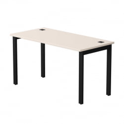 Стол прямой на металлокаркасе, опоры 90 гр Everprof EVO 254S007 Кашемир Черный