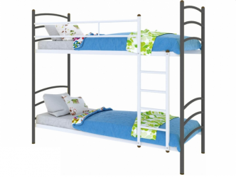 Двухъярусная кровать для девочки Милана Duo 900х1900 Черная