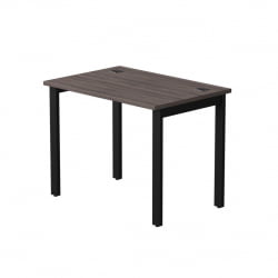 Стол прямой на металлокаркасе, опоры 45 гр Everprof EVO 254S001 Дуб Пасадена Черный