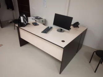 Стол компьютерный угловой Р.СКУ-16 (левый) Венге/Дуб молочный