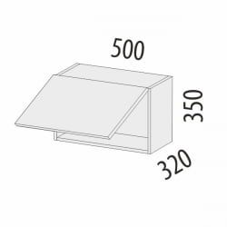 Антресоль (с системой плавного закрывания) Бруклин 101.103.1