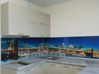 Глянцевый фартук (КОМПОЗИТ) KM 67