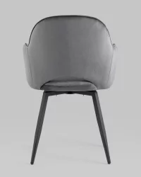 Стул Венера вращающийся велюр Серый