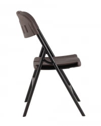 Складной стул банкетный коричневый под дерево