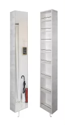 Дизайнерский шкаф Лупо Шелф (левый) Беленый дуб