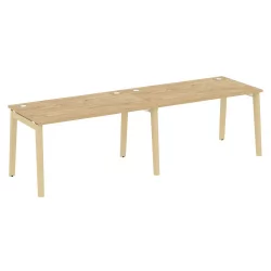 Рабочая станция ОНИКС ВООД ОВ.РС-2.3.8 Тиквуд Светлый/Светлый / ONIX WOOD OW.RS-2.3.8