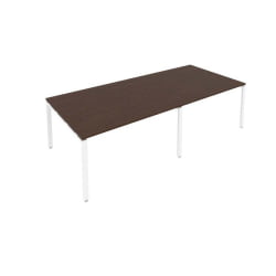 Переговорный стол (2 столешницы) Metal System Б.ПРГ-2.3 Венге/Белый