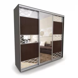 Шкаф-купе 3-х дверный Акцент-Лайн КР 1500х600 Венге