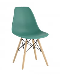 Стул Eames Style DSW серо-зеленый (разборный каркас)