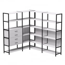 Набор стеллажных систем Everprof EVO №17 Белый Черный