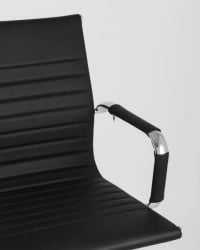 Кресло для посетителей ТопЧаирс Висит черное 2 шт. / TopChairs Visit