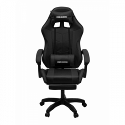 Геймерское кресло 1209-1 KINGQUEEN, цвет черный, 1209-1-black-mass