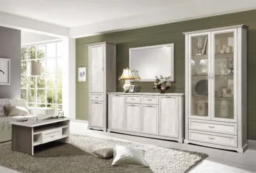 Туалетный столик Сохо 32.29 Бетон пайн белый