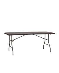 Стол складной чемодан пластиковый Кейт 180 Коричневый