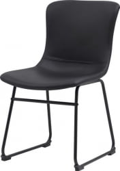 Кресло для посетителей Everprof Expo CF Экокожа Черный