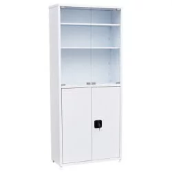 Шкаф медицинский RM-02 (стекло/металл)