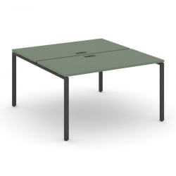 Рабочая станция двухсторонняя на 2 места CONCEPT CN.DRS-002 Кобо Антрацит