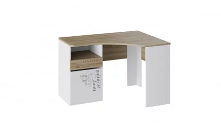 Детский стол Оксфорд ТД-139.15.03 Ривьера Белый с рисунком