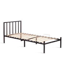 Детская кровать Bruno металл, 90*200 см, черный