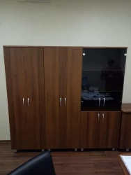 Офисный шкаф Лидер 82.11 Орех Пегас