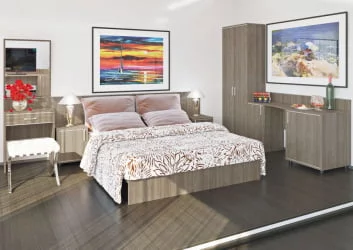 Кровать с ортопедическим основанием без изголовья LIGHT С-К-120 Вяз Благородный