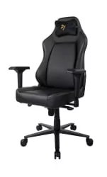 Геймерское кресло Arozzi Primo PU Black Gold logo