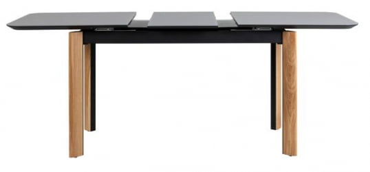 Стол раскладной Combi Glass 120-150 Automatic Natur/Dark matte glass