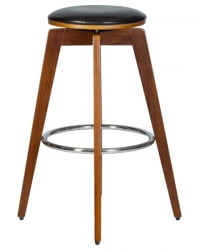 Табурет барный DOBRIN TOM 77 (цвет черный глянец PU ABD 002) 2 шт