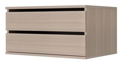 Тумба с 2 ящиками Хит-Т-17 Ясень шимо темный