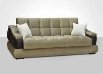 Диван-кровать Голливуд независимый пружинный блок 256 пружин (форест стоун/арена дарк браун)