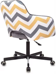 Кресло для оператора Бюрократ CH-380M Серая жемчужина Italia 26 зигзаг