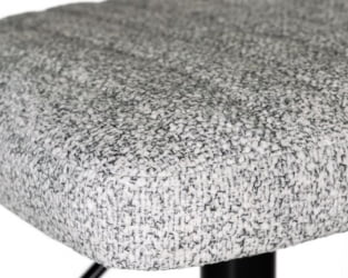 Стул барный ДОБРИН CХАРЛЙ БЛАCК (светло-серый твид (ЛЕО04)) 2 шт / DOBRIN CHARLY BLACK (LEO04))