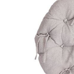 Кресло CLOUDE HOME рогожка/металл, 97х98х90-96см, серо-бежевый, 3M 16/2