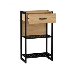 Тумба с зеркалом Техно ЛД 01 Дуб Золотой Черный