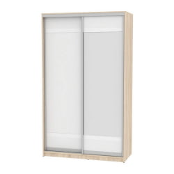 Шкаф-купе B-220х135х60-3(ДСС-Белый-D9D10)