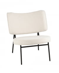 Кресло District Lounge букле Белый