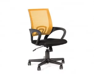Кресло офисное Спринг Оранжевый/Черный