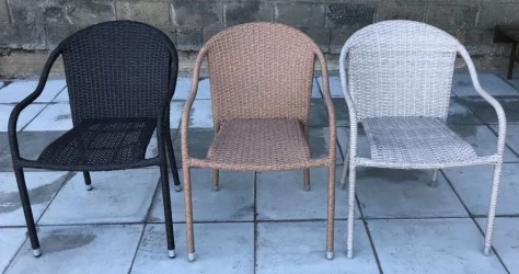 Плетеное кресло из искусственного ротанга AFM-318B-Beige