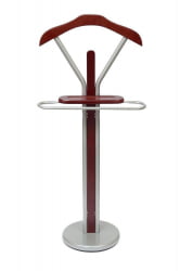 Вешалка CH-4089 дерево/хромированный металл, 48*28*108 см, cherry (вишня)