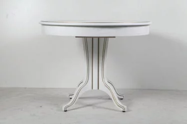 Круглый раздвижной стол Орион-5 (d1000) тон 1 с золотой патиной