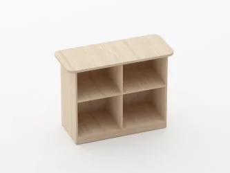 Тумба приставная к столу Glassy 3.18.12 Дуб молочный