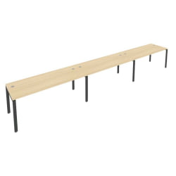 Рабочая станция на 3 раб.места Метал Сйстем Б.СМ-3.5 Акация/Антрацит / Metal System