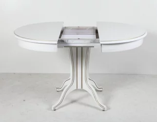 Круглый раздвижной стол Орион-5 (d1200) тон 1 с золотой патиной