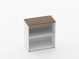 Шкаф 1 широкий открытый Deka 10.08.101 Дуб Верцаска/Белый