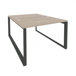 Рабочая станция на О-образном м/к ОНИКС О.МО-Д.РС-2.2.8 Дуб Аттик/Антрацит / ONIX O.MO-D.RS-2.2.8