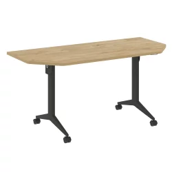 Стол складной мобильный КС-Пулл КС.М-7.Т2 Тиквуд Светлый/Антрацит / X-Pull X.M-7.T2