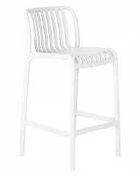 Стул полубарный ДОБРИН CХЛОЕ Белый / DOBRIN CHLOE