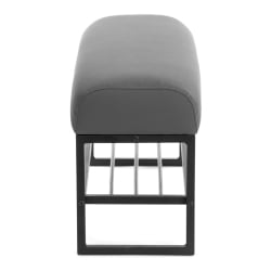 Банкетка-обувница Charli Lux/Чарли Люкс Charli Lux/Чарли Люкс БО экокожа , Sharp Графит